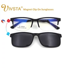 IVSTA Высокое качество ULTEM клип на солнцезащитные очки для мужчин Поляризованные линзы магнитные зажимы магнит очки близорукость оптическая оправа