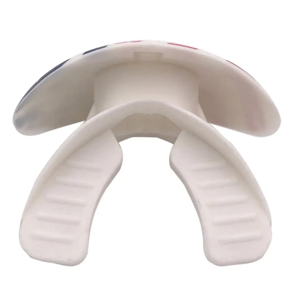 

Mouth Guard With Belt Printed Food Grade TPR Oral Teeth Safety Lip Protector Outdoor Training Accessories For Rugby Boxing