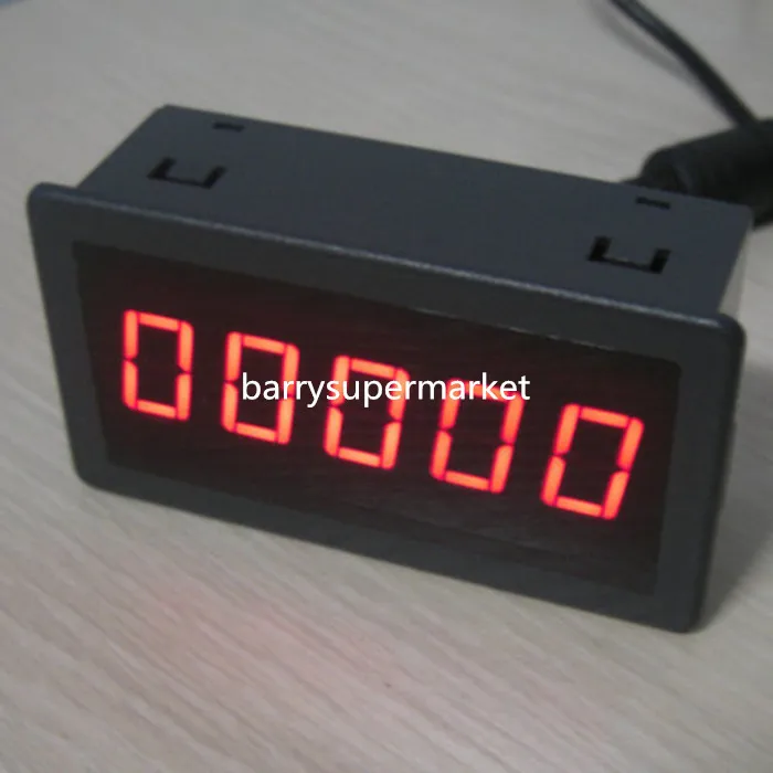 Счетчик цифрового дисплея Панель 0-99999 DC12V DC24V DC220V 0,5" светодиодный