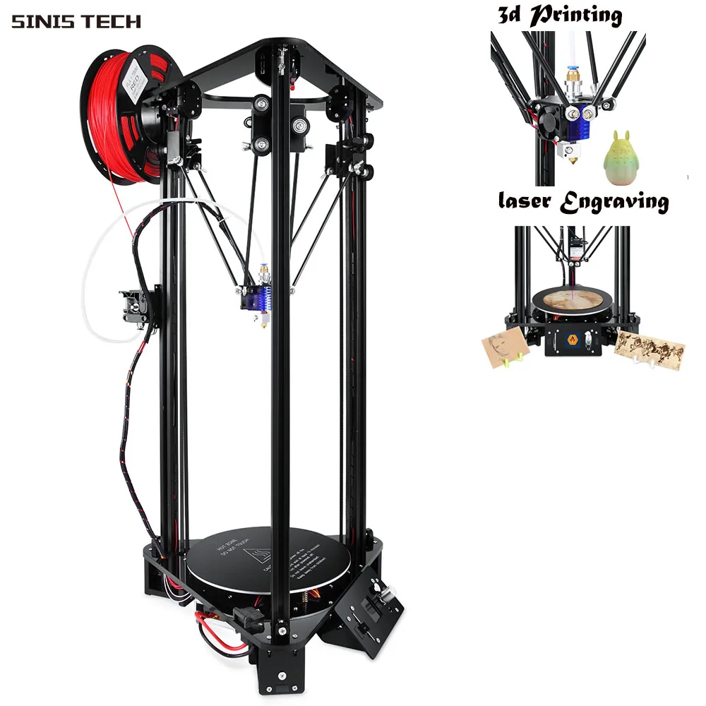 

3d Printer DIY Kit i3 Aluminum & Acrylic Profile i3 Dducation Children Low Price Factory Price 1 Year Warranty and Free Shipping