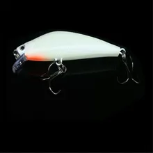 8.2cm 8g Mino Luminous Night Fishing Lures Bass Minow Hard Bait Mino Luminous Night Fishing Baits 2 Claw Fishhooks