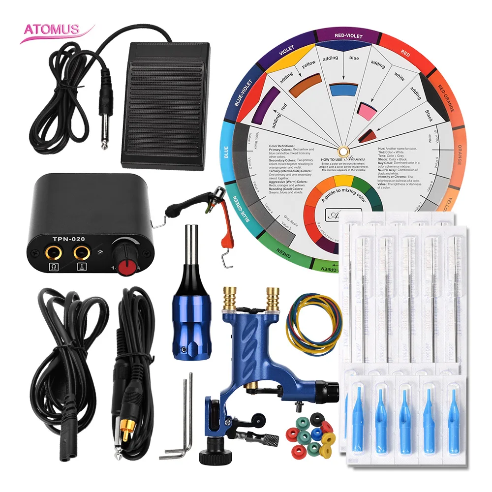 

Rotary Tattoo Machine Tools Rotativa Beginner Set Machine Kits Tatoo Supplies Tatuajes Tatto Professional Maquillaje Permanente