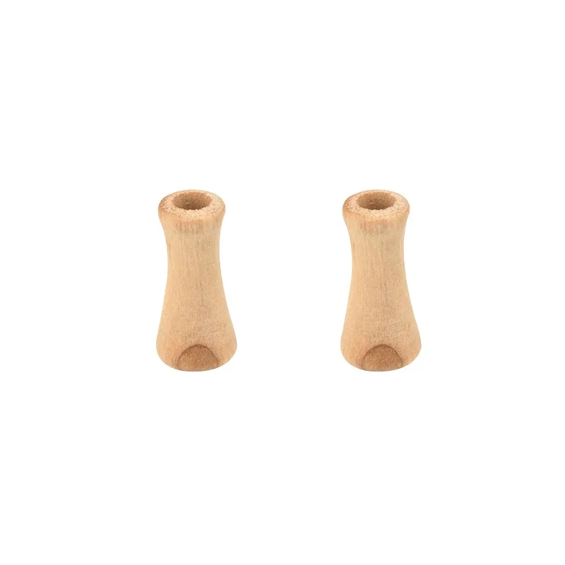 2pcs DIY Fishing Reel Handle Knobs New Wood Handle Knobs for S/D Brand Baitcast Reel Pesca Fishing Reel Replacement Parts