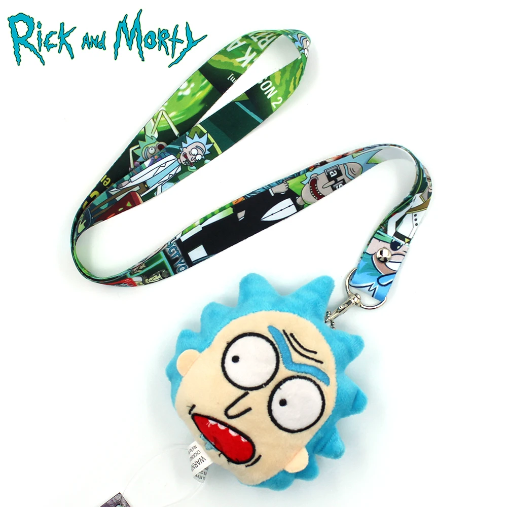 Rick and Morty плюшевый фаршированный кулон в форме куклы MEESEEKS брелок для мобильного