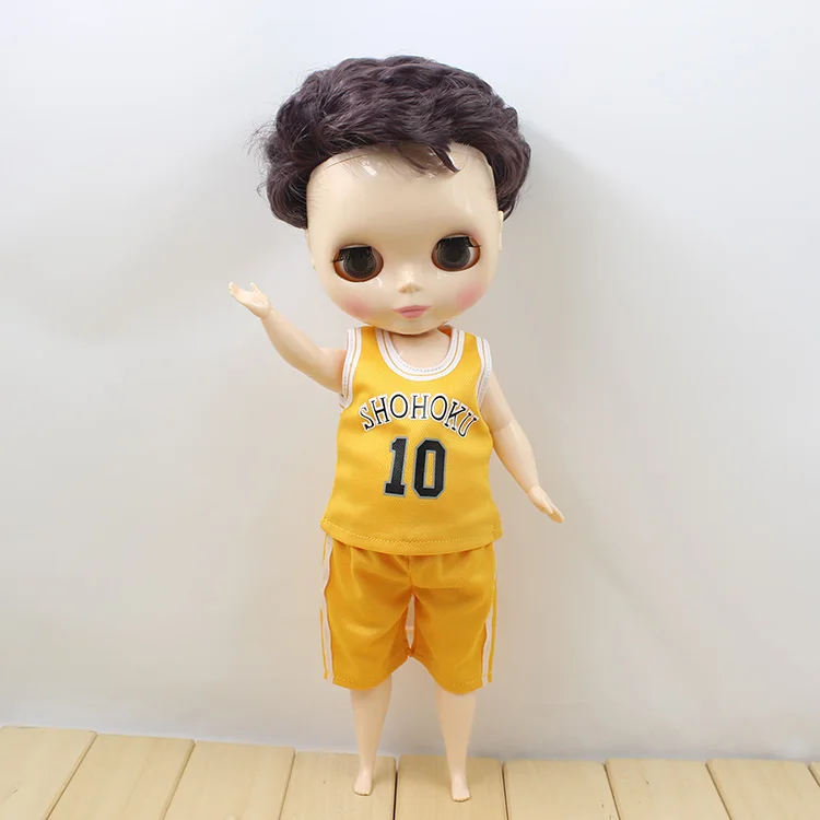 Наряды для Blyth doll Plumpy платье SHOHOKU баскетбольная форма для плюма