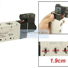 Высокое качество 1/" DC24V 3 Вт 4V420-15 воздушный контроль 2 положения воздушный направляющий электромагнитный клапан