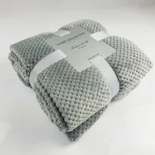 Soft Solid Blanket Fleece Flannel Blanket Adult Sofa Bedding Manta Red Green Gray Blue Flannel Throw Small Blankets for Beds small bunny s blue blanket new ed