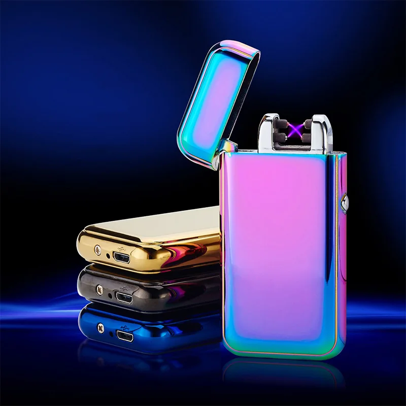 PRANO Encendedor USB Arc Pulse Plasma Electronic elektrikli yenilik sigara Lighter Charging Gadgets For Man aansteker Briquet | Дом и сад