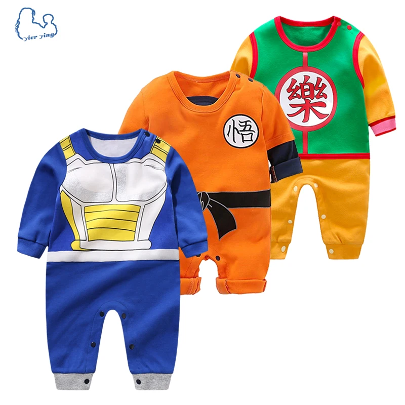 YiErYing vêtements pour bébés | Barboteuses de dessin animé, Style Dragon Ball, manches longues, pour bébés garçons et filles, bonne qualité | AliExpress