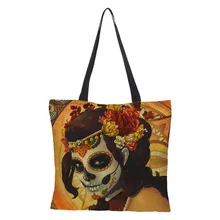 Индивидуальный заказ индивидуальные сумка льняная с принтом для женщин Модная Эко многоразовые хозяйственные сумки 43*43 см