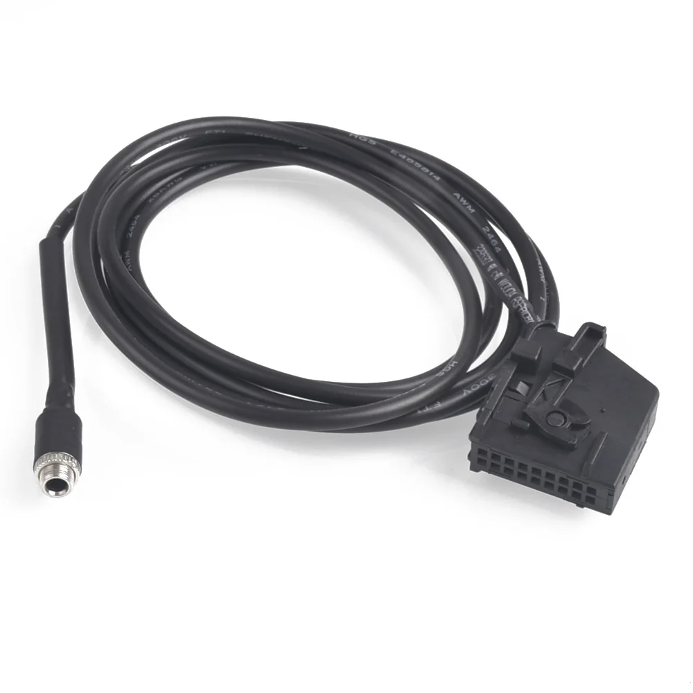 AUX входной кабель адаптера 18pin 3 5 мм Женский разъем MP3 для Benz Mercedes CLK SL SLK w168 w202 w203 w208