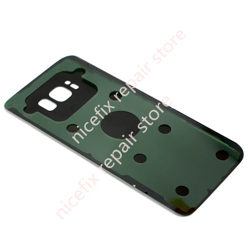 Для SAMSUNG Galaxy S8 G950F/S8 Plus G955F задняя крышка для аккумулятора стекла Корпус чехол