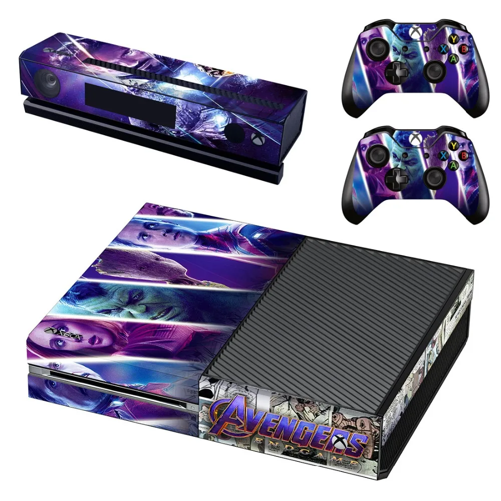 

Avengers: Endgame Skin Sticker vinilo adesivo pegatina stickers for Xbox One Console & Kinect & Two Controller Skins