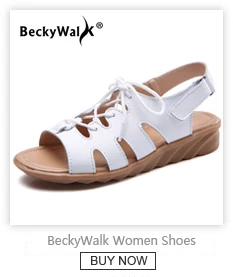 BeckyWalk/Летние кожаные шлепанцы с цветочным принтом; женские сандалии на плоской подошве; женские модные пляжные шлепанцы; вьетнамки из натуральной кожи; WSH2859