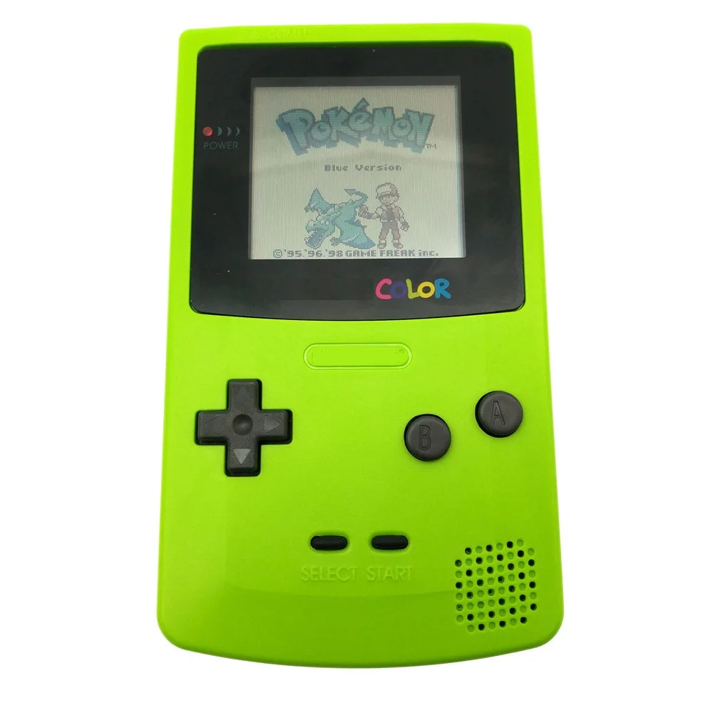 

Apple Green Refurbished For GameBoy Color Console GBC Game Console and game card