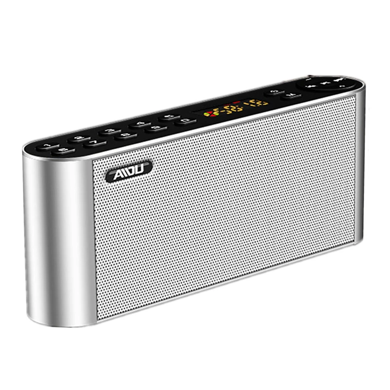 New Mini White 3.5mm Pillow Portable Speaker iPhone MP3 MP4 White ASS