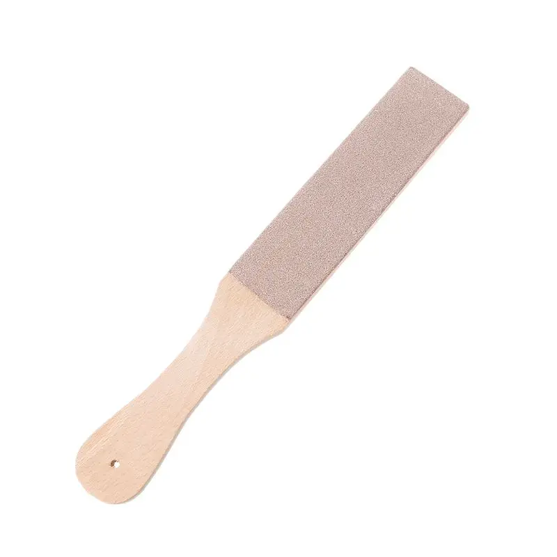 Точилка для ножей деревянная ручка кожаный точильный ремень лезвия ручной работы Полировочная доска W315