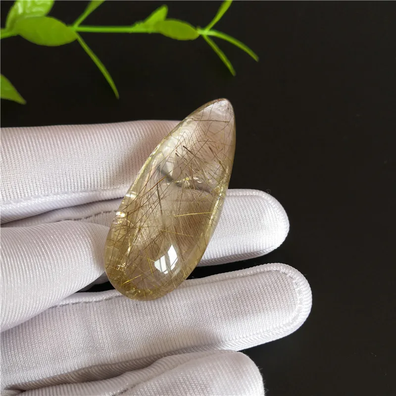 AAA++ Редкий природный минеральный кварц рутил образец чакра кулон рок камни золотые волосы кварц коллекция подарок
