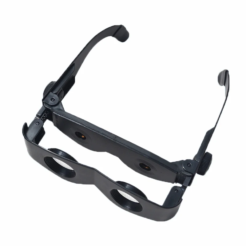 Черные рыболовные солнцезащитные очки Zoomies Hands Free продукт многофункциональная Лупа зеркальный телескоп 400% увеличительный бинокль