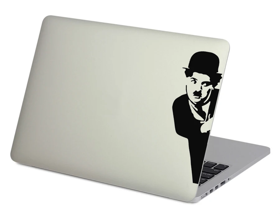 Charles Chaplin Виниловая наклейка для ноутбука Apple MacBook Pro Air retina 11 12 13 14 15 дюймов Mac поверхность книга кожа тетрадь наклейка