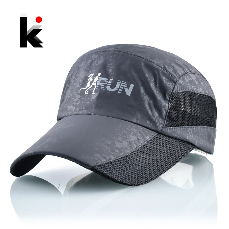 

Quick-Dry Baseball Cap Women Men Summer Sport Running Breathable Snapback Hat Couples Outdoor Anti-UV Visor Cap Casual Golf Bone