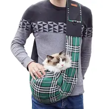 Высокое животное кошка сумка для переноски Расширенный наплечный ремень щенок Дорожная сумка через плечо UEJ