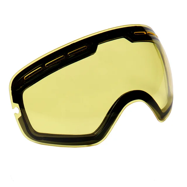 Hot !Double brightening lens for ski goggles Night of Model Number GOG-201 For weak Light tint Weather Cloudy ski mask