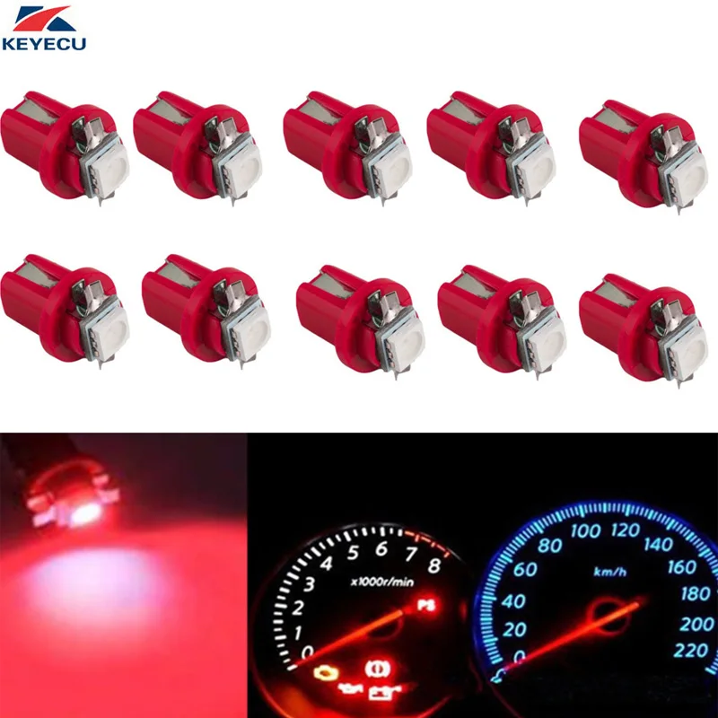 KEYECU 10 Pieces Red 1157 BAY15D S25 12V 21/5W Car Replacement Bulb Double Contact Brake Stop Light with Dual Filament | Автомобили и