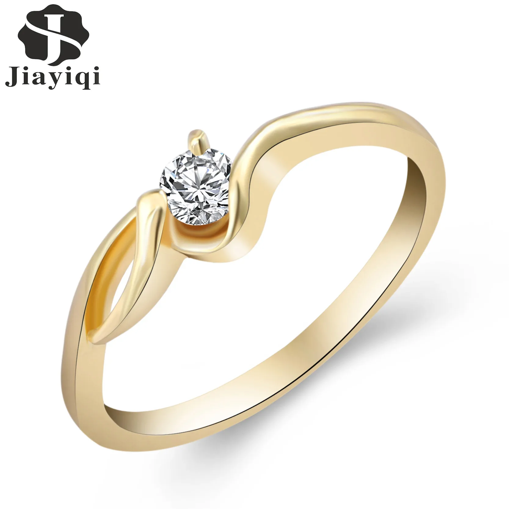 lady vintage rings gold color round cut white crystal cubic zirconia new engagement ring for women - Sell Wedding Ring lady vintage rings gold color round cut white crystal cubic zirconia new engagement ring for women - Sell Wedding Ring