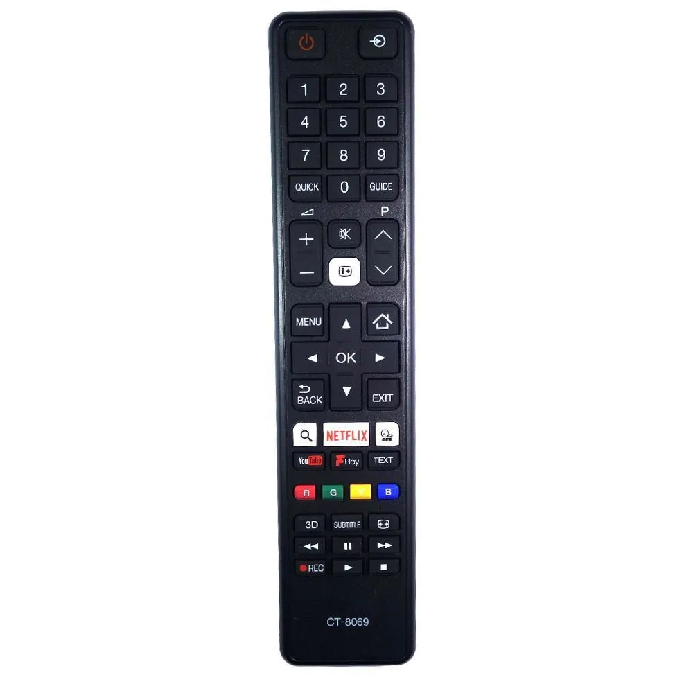 

New CT-8069 Fit For Toshiba 49U6663DB 32D3753DB 32D3653DB 55U6663DB 49U5766DB 43L3753DB 32W3753DB Smart TV Remote Control