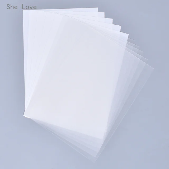 she love 5 sheets printer inkjet shrinks film a4 plastic sheet diy plastic cover sheets for paper