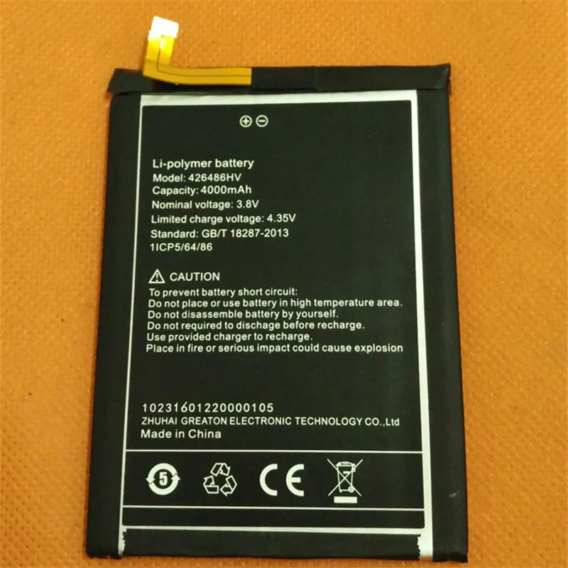 4000mAh Battery For UMI Plus E/Helio P20/H26486HV/426486HV mobile phone Batteries + track code | Мобильные телефоны и