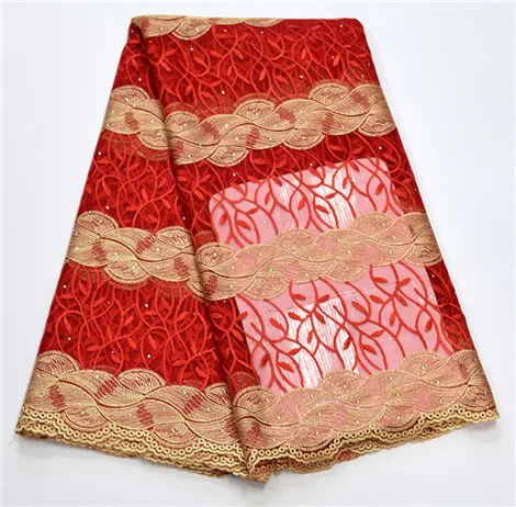 

Hot Sales!High Quality Stone And Beads African Tulle Lace Fabric Nigerian French Net Lace Fabrics For Wedding Dress.
