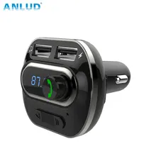 Bluetooth Trasmettitore FM Wireless In-Car Trasmettitore Radio Adapter Kit Per Auto Universale Caricabatteria Da Auto con Due Porte USB di Ricarica