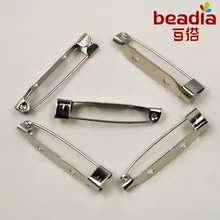 Продукт 100 шт./лот брошь с родиевым покрытием застежки-булавки ювелирных изделий 30 мм для DIY платье CN-FZC004-69