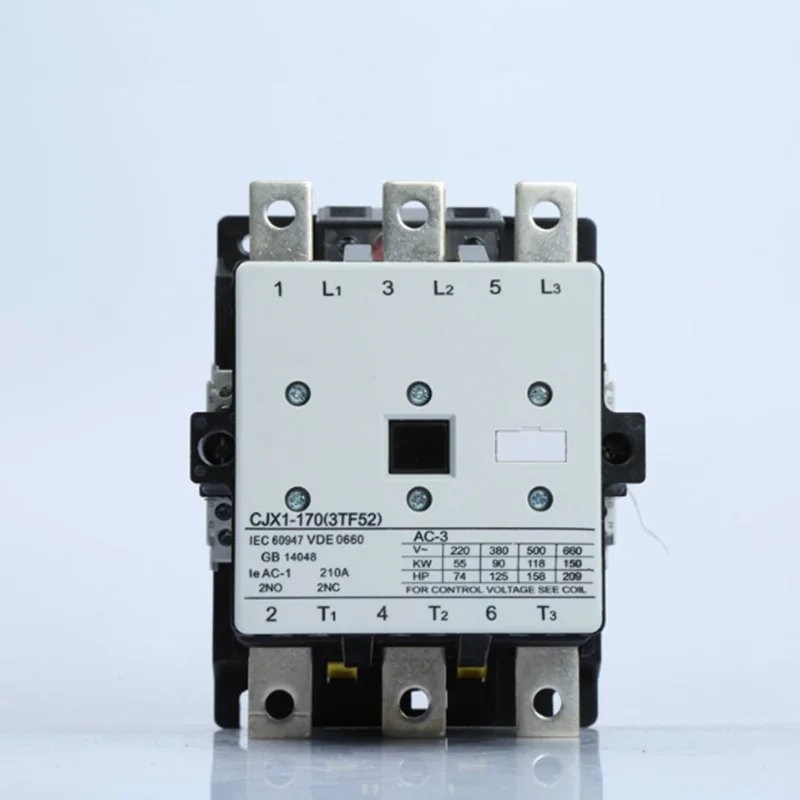 CJX1 170A контактор переменного тока 170/22 3TF52 Электрический магнитный 3 полюсный