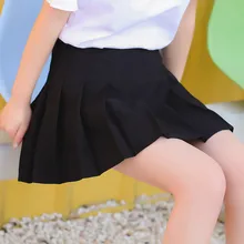 JAYCOSIN Женская юбка Модные женские повседневное одноцветное цвет Джокер мини-юбка плиссе 5,7