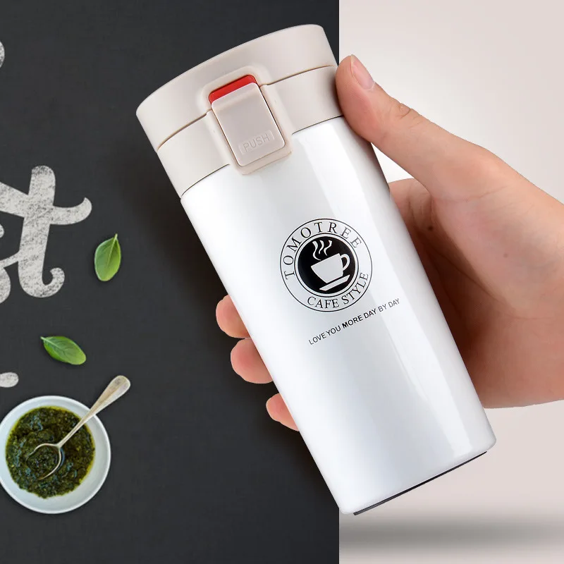 High quality new Japanese style coffee thermos coffee mug with lid cups