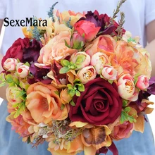 Букеты Свадебные s цветы искусственные цветы букет роз белые свадебные букеты свадебная брошь великолепный бисером Cry