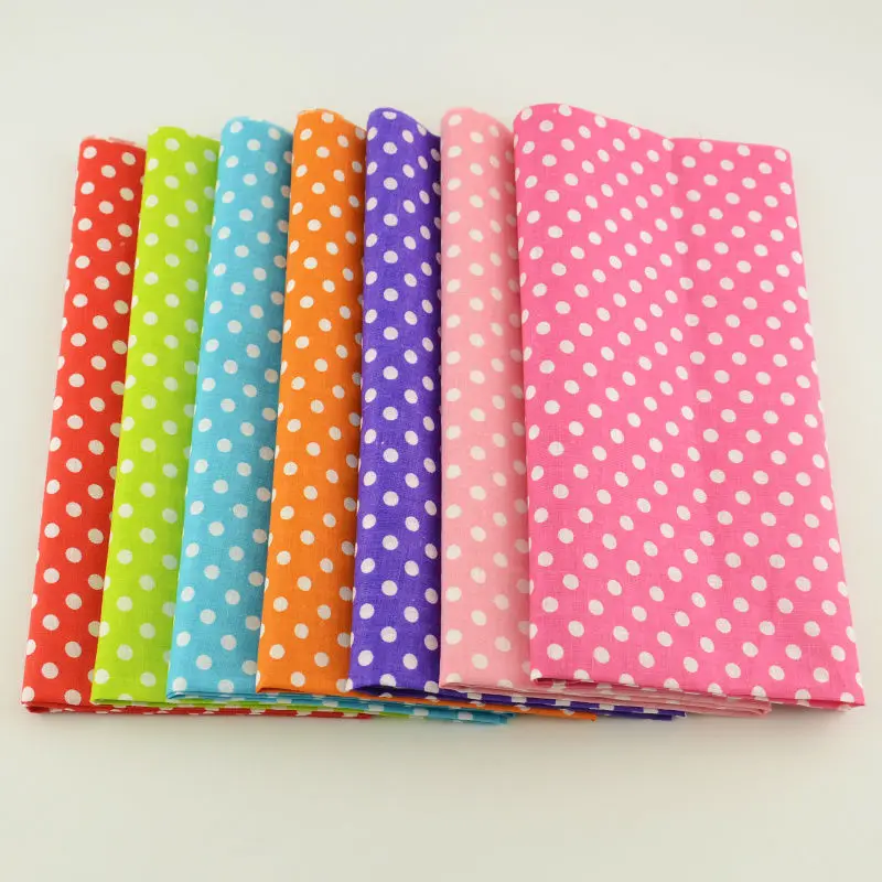 Boosew 7 шт. Цветной хлопок лоскутное Ткань для DIY Шторы украшение стола Craft tildas