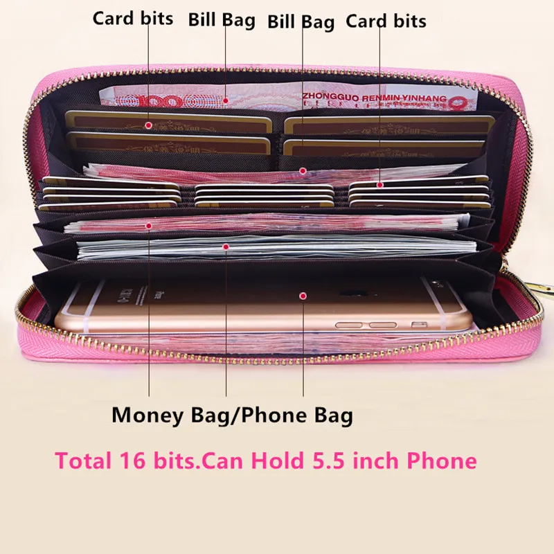 Модный мини кошелек RFID из натуральной коровьей кожи женский и мужской Женский с