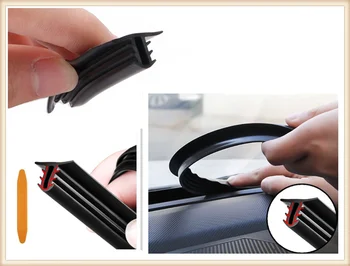 

1.6/2M instrument car windshield glue strip front center console seal for Toyota 4Runner Sienna Sequoia Prius GR Camry i-TRIL