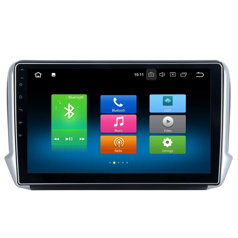 Clearance for Peugeot 208 2008 Octa core PX5 Android 8.0 car radio gps player with 4G RAM 32G ROM wifi 4g usb Auto Stereo Multimed 2