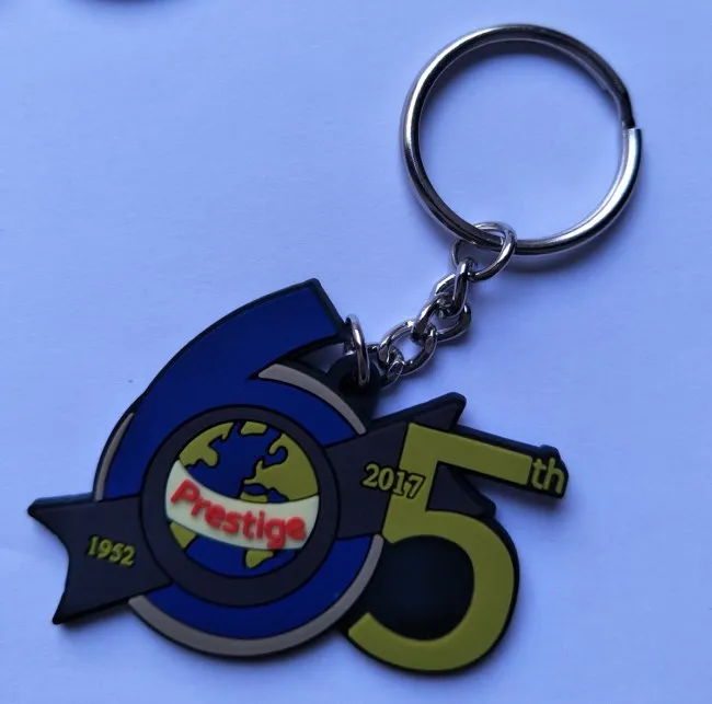 Custom Keychains PVC Rubber Key Holder Promotional Products Design
