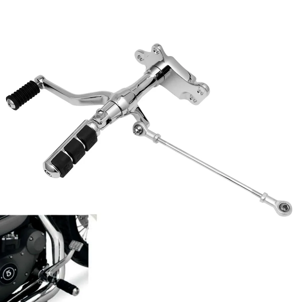

Cafe Racer Forward Controls Pegs Levers Linkages Motorcycle Foot Rests Complete Kit Fit For Sportster 1200 Custom 883 XL Iron