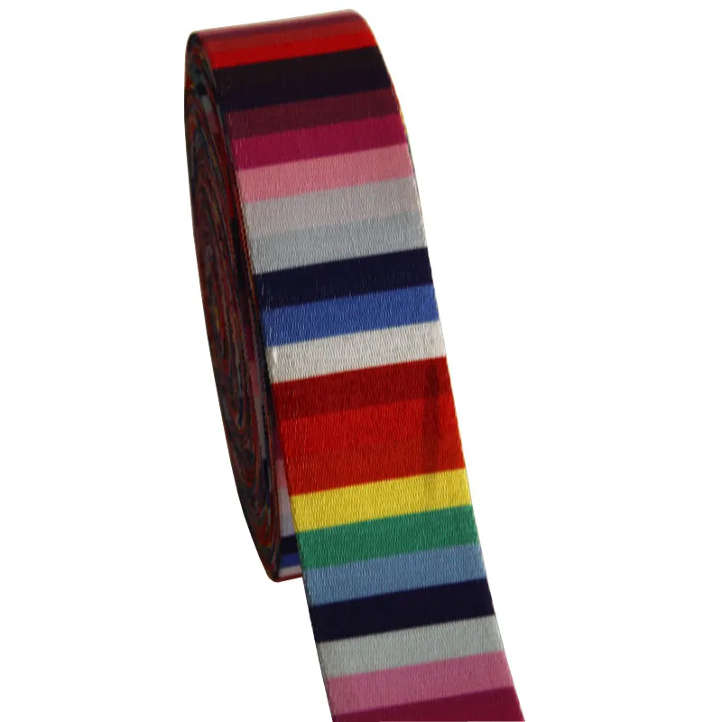 

high quality rainbow printed webbing strap for bag strap 2 inch 50mm new arrival