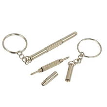 Инструмент для ремонта очков, отвертка для автомобильных ключей, кольца для ключей, украшение из веревки, серебряная цепочка, ремни, брелок, очаровательные шнуры, сделай сам, веревка, ремешок