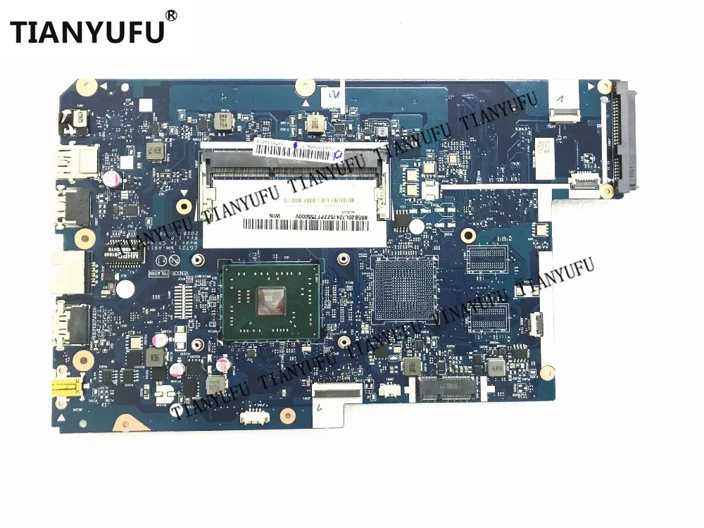 

Brand New For Lenovo 110-17ACL motherboard CG721 NM-A911 with cpu ( For A4-7210 AMD CPU ) Laptop motherboard tested 100% work