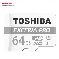 TOSHIBA M401 EXCERIA PRO 32 GB карта памяти SDHC Micro SD карты памяти 64 GB SDXC Class10 U3 4 K HD Read Скорость до 95 МБ/с. с адаптером
