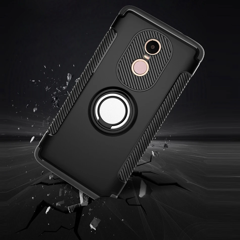 Fitted Case for Xiaomi Redmi Note 4X Magnetic Car Holder Case Finger Ring Stand Cover for Xiaomi Redmi 5 4X 4A Note 5 Pro Coque (7)